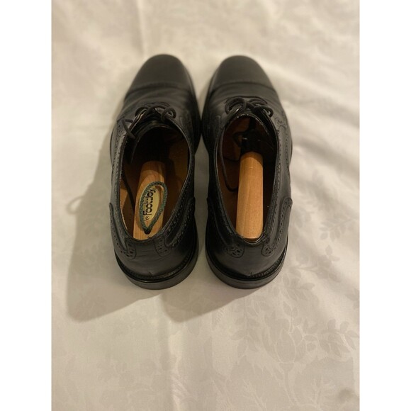 Bostonian Strada Oxford Black Leather Dress Shoes Men’s Size 11 Made in Italy main image 6